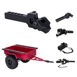 Rcgo1/10 1/10 RC Metal ayarlanabilir Hitch römork Tow kanca decab90046 için RC paletli SCX10 Redcat TRX4 D90 yükseltme bölüm