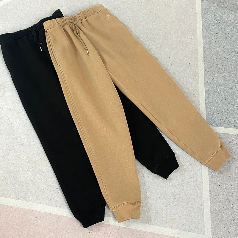 

Nordic Designer New Style Pants High Waist Casual Cotton Trousers Loose Embroidered Trousers Sports Pants Women Sportswear