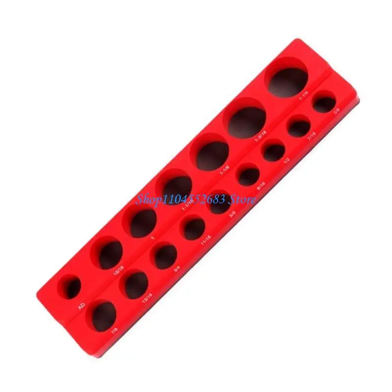 Y6GD 1 4 3/8' Bit Holder 16/26 Holes Bit Storage with Strong Base Screwdriver