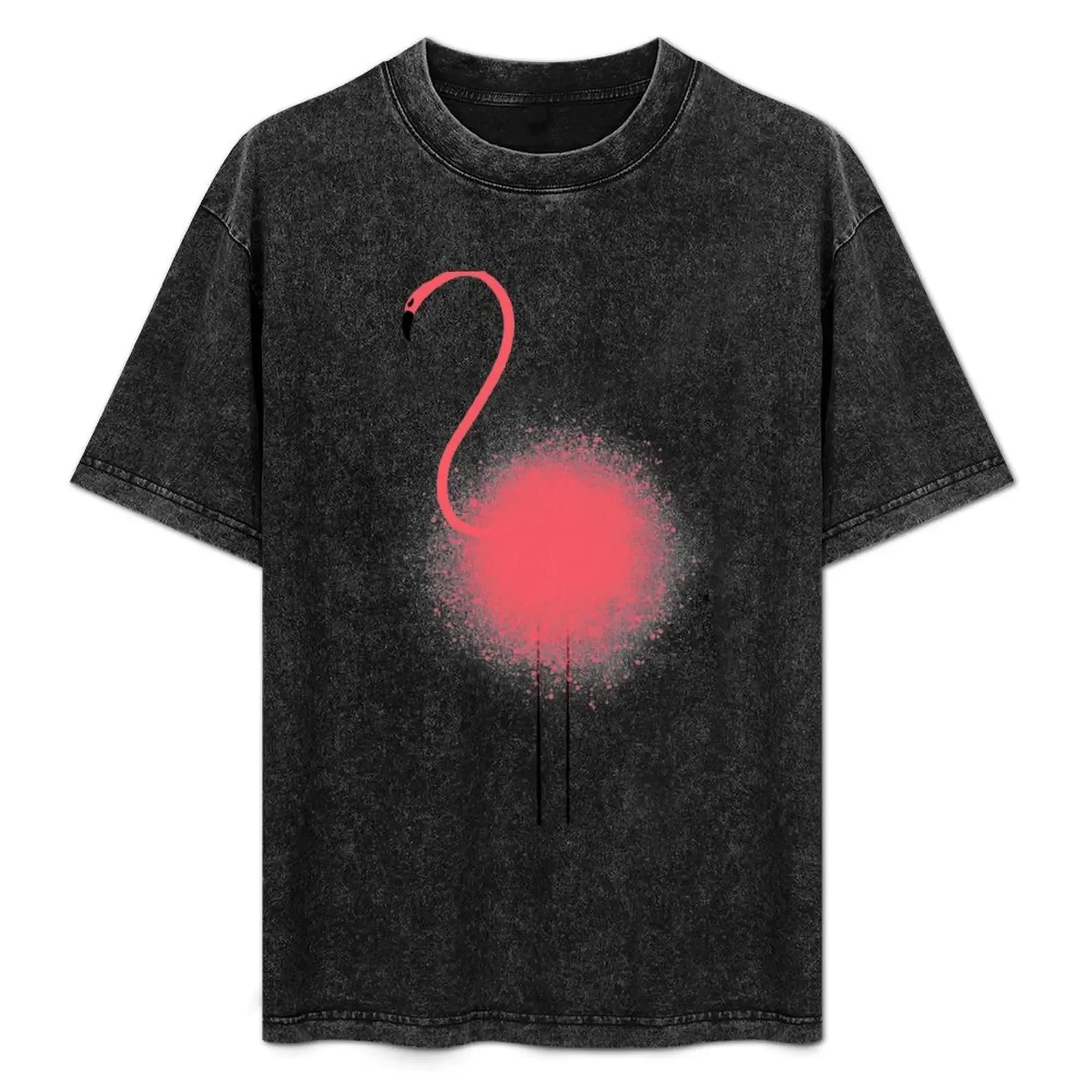 

Spray Paint Flamingo T-Shirt custom t shirt anime shirts graphic tee men