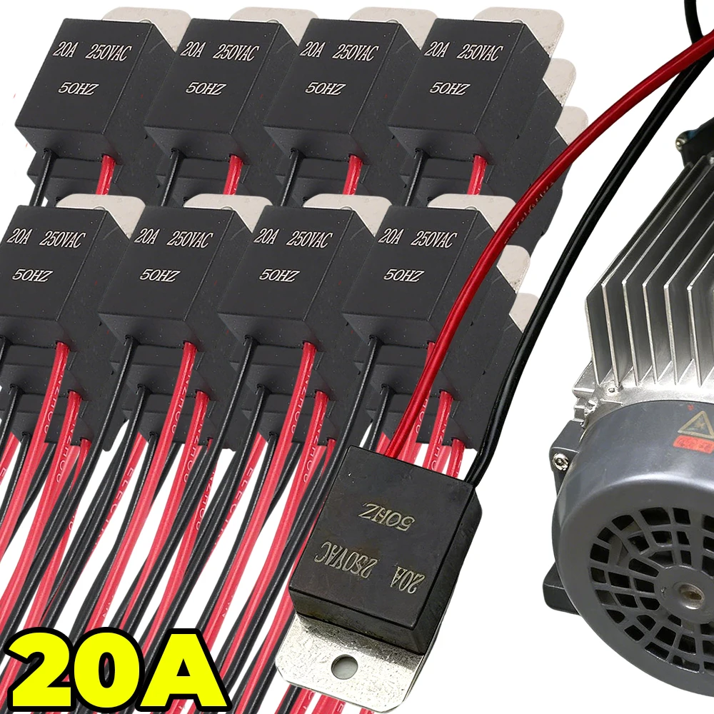 Modul Penggerak Soft Start Alat Bertenaga Tinggi Aksesori Sakelar Soft Start untuk Pengontrol Motor Mesin Pemotong Slot 250VAC 20A