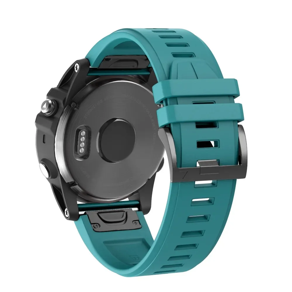 ل Garmin Fenix 3 Fenix 5 Fenix 5 plus Fenix 6X Fenix 6X Pro Fenix 6 GPS Fenix 7 Fenix 7X Forerunner 935 945 حزام سيليكون #6