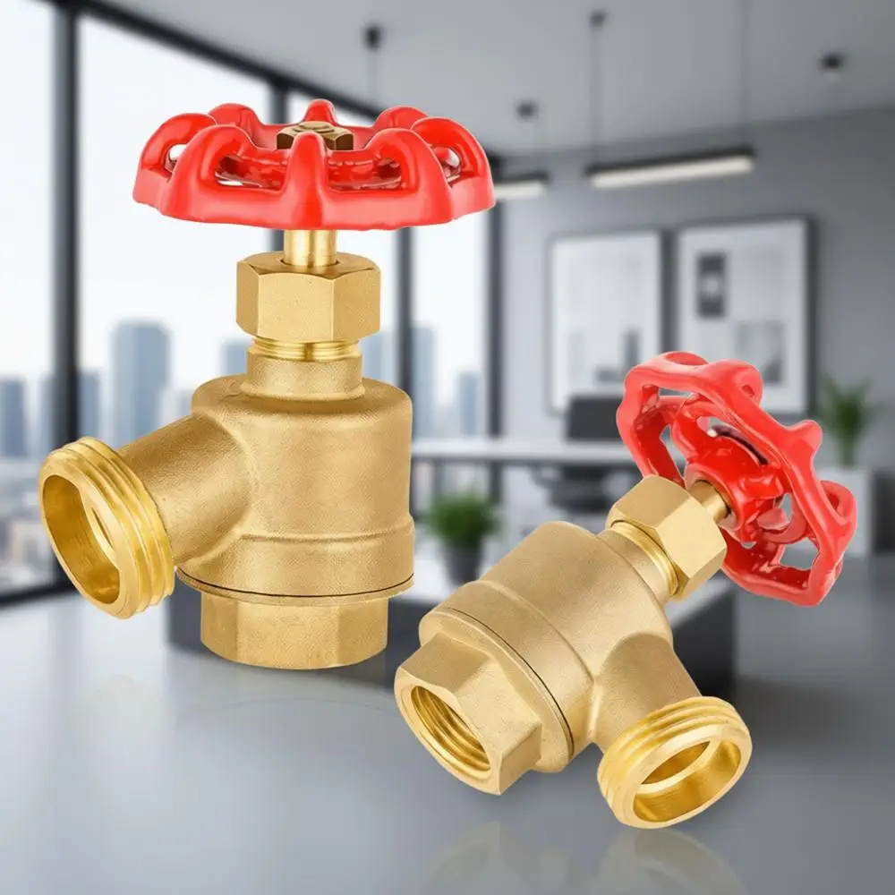 

Латунный изогнутый носовой клапан 3/4, с входным отверстием FIP и выходом MHT для шланга без загибания и садового крана.