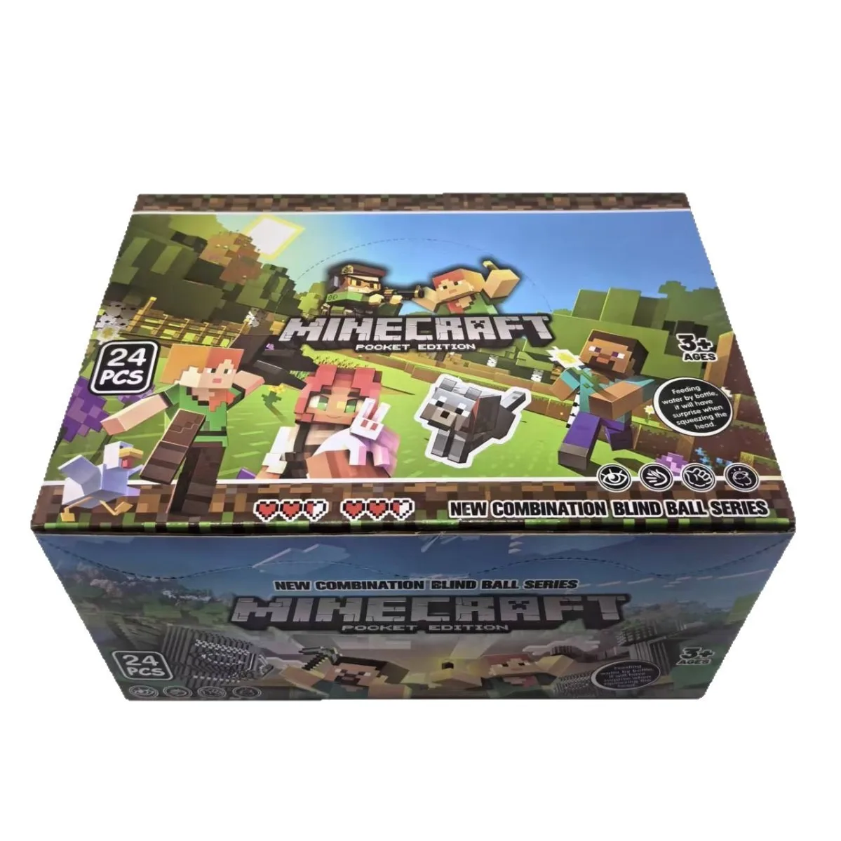 1/5 Stück My World Twisted Egg Blind Box Schlüsselanhänger Schüler-Spielzeug Puppenanhänger Geschenk