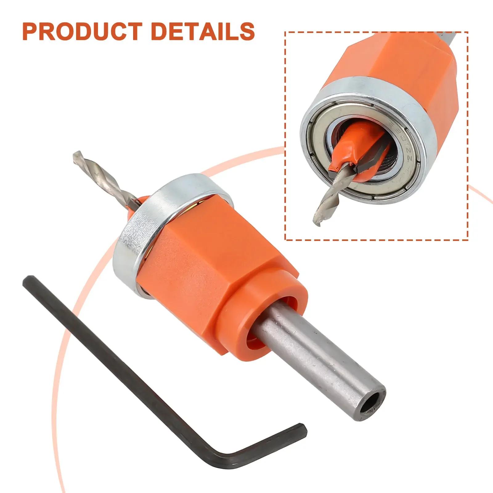 Broca para perforar bordes, perforadora de agujeros de alta resistencia, avellanador, 2,8-10, 3,0-10, 3,2-10, 4-10, 8mm