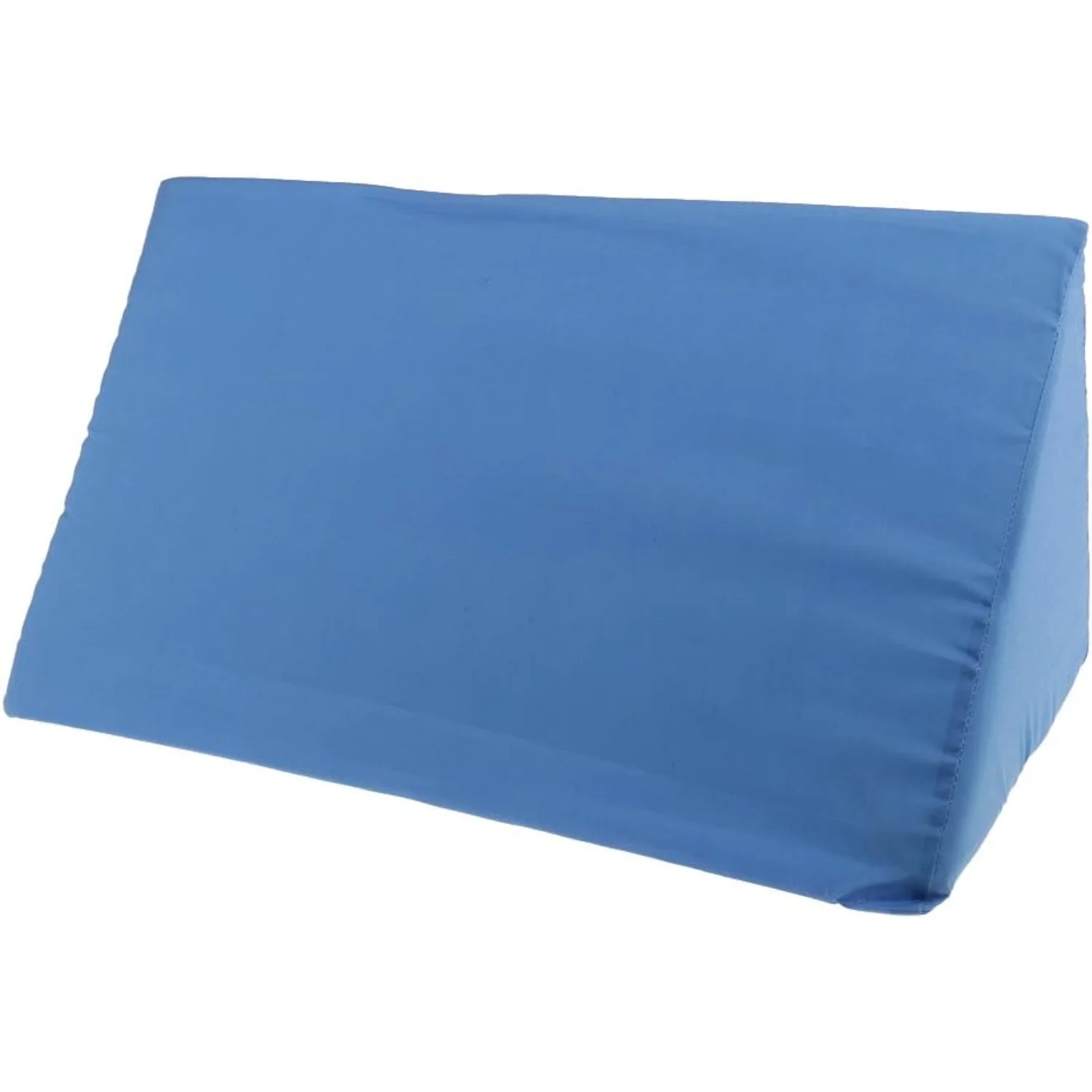 White Blue Foam Bed   Back Leg Lumbar  Elevation Orthopedic Cushion Acid Reflux Pad with Washable Cover 20x10x5.5 - Blue