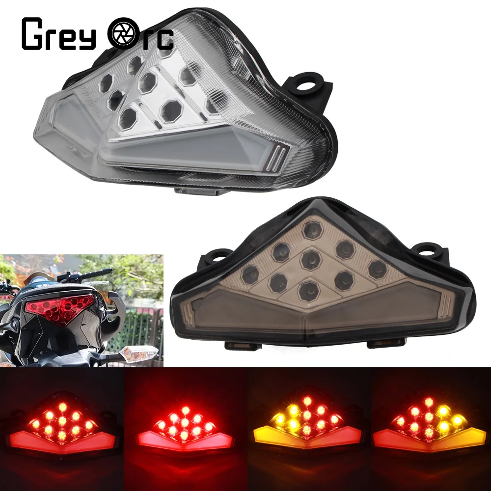 

For Kawasaki ER-6N ER-6F 2012-2016 Ninja 650 400R LED Tail Light with Integrated Turn signal Lamp ER 6N 6F Ninja650 Ninja400R
