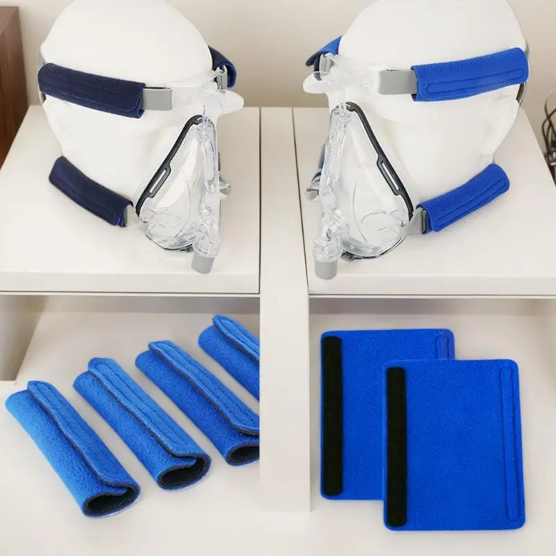 4 قطع من أغطية حزام CPAP، وسادات مريحة لحزام CPAP، وسادات وجه CPAP، لوازم مريحة، غطاء قناع، وسادات عالمية وقابلة لإعادة الاستخدام #5