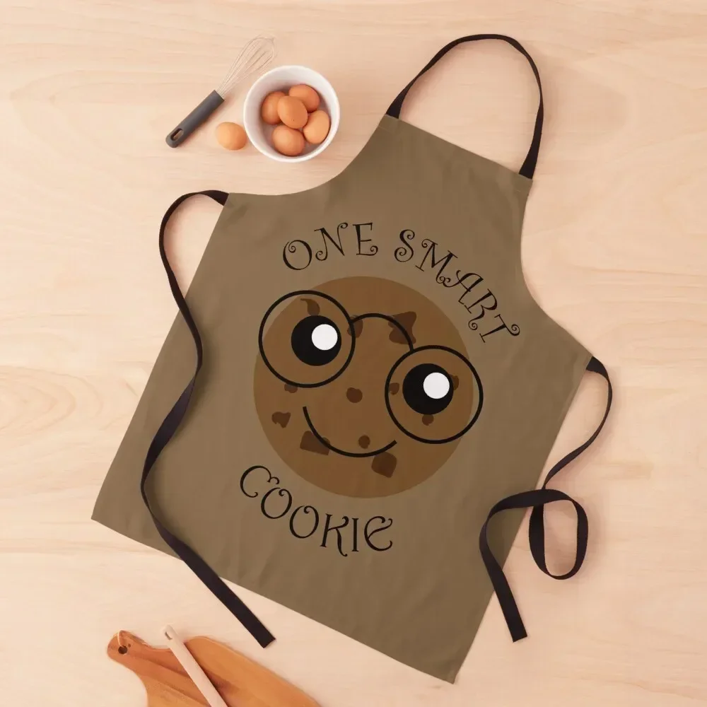 

One Smart Cookie Apron with pockets Kitchen Utensils men's barbecue Apron