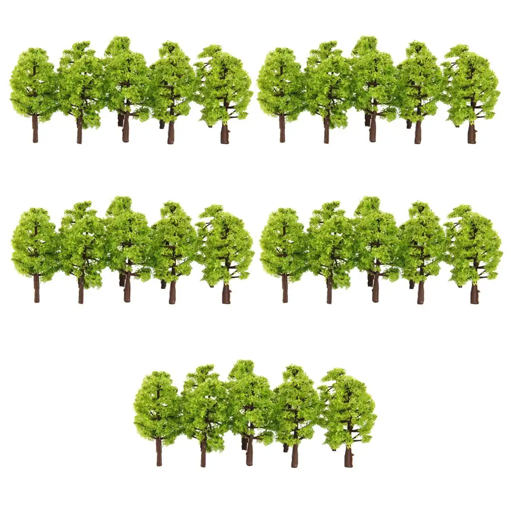 100개 모델 트리 기차 철도 산 공원 워게임 풍경 레이아웃 0