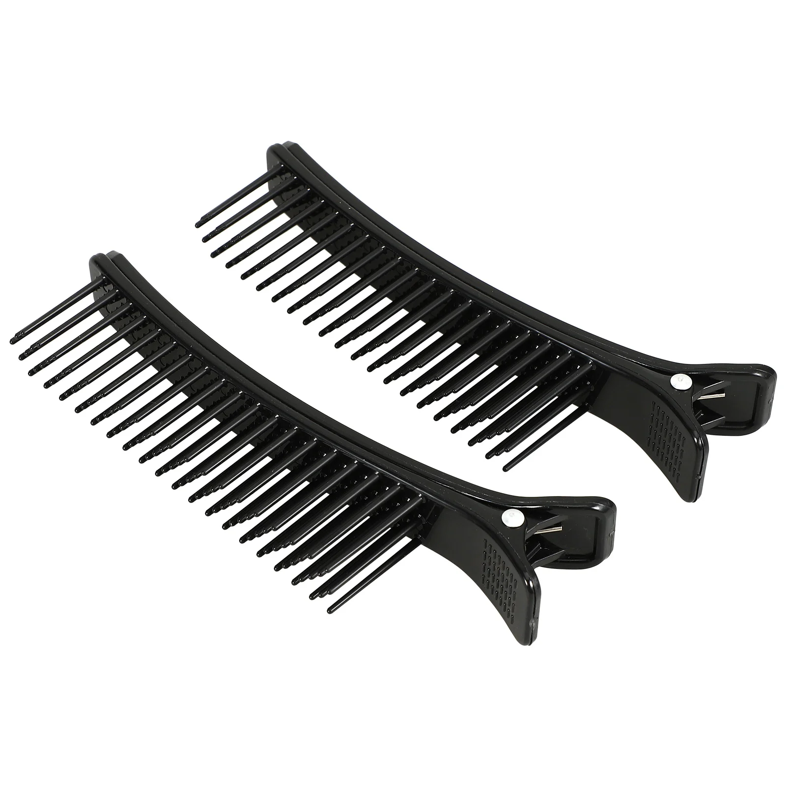 2 Pcs Salon Clip with Comb Hair Clips for Girls Pins Partition Folder Sectioning