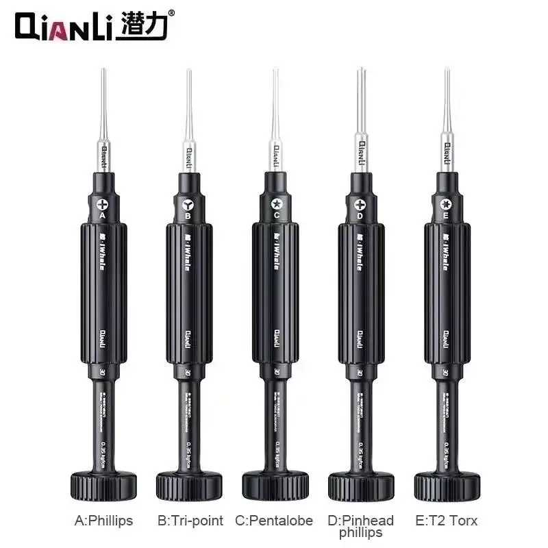 QIANLI iWhale Torque 3D Screwdriver Set for Mobile Phone Repair Special S2 Steel Magnetic Torque 3D Screwdriver