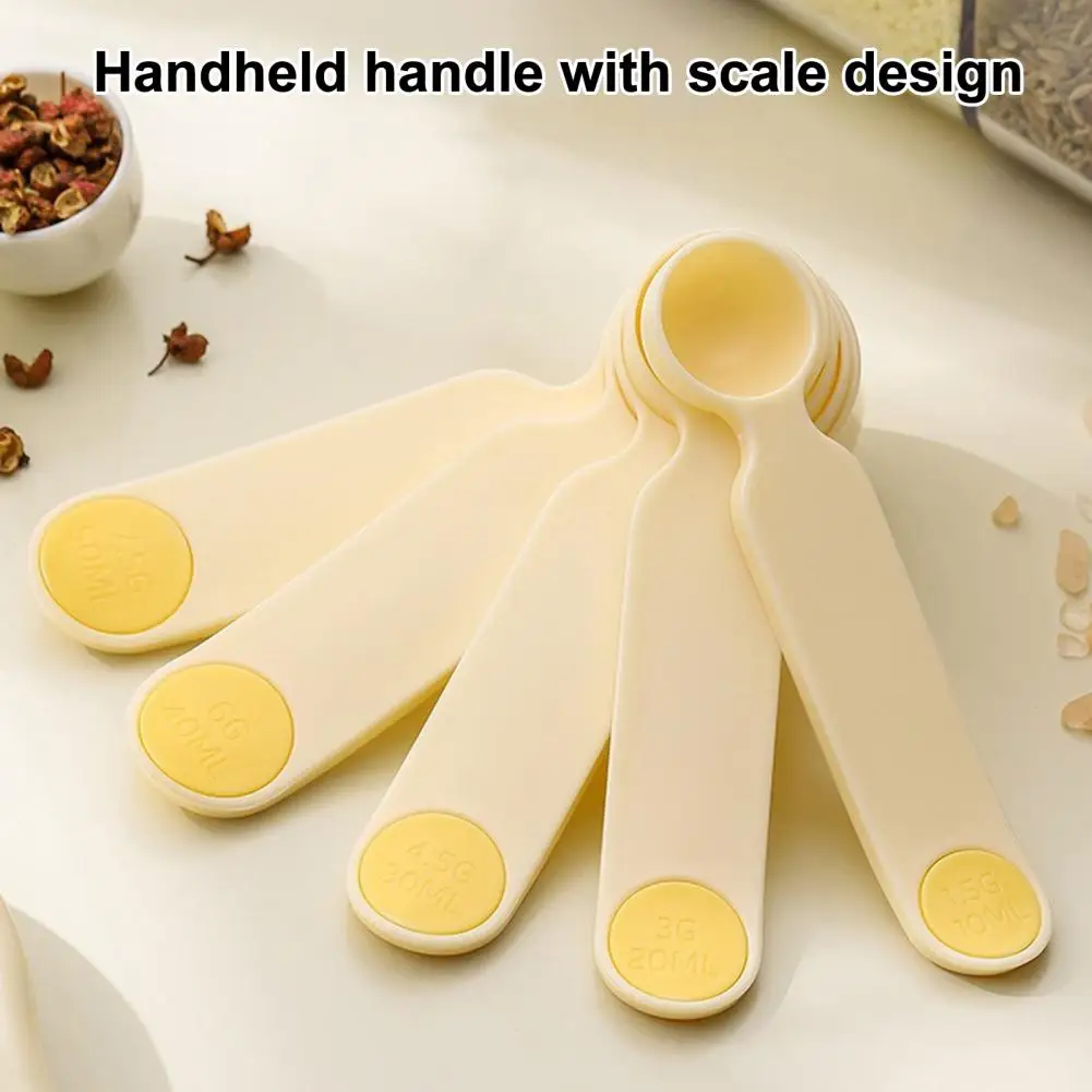 Food Grade Measuring Spoon Baking Measuring Spoons 5pcs Precision Measuring Spoon Set Food-grade Pp Scoops for Coffee Baking