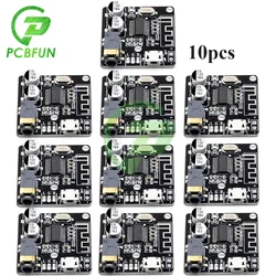 1-10pcs Bluetooth Audio Receiver Board Bluetooth 5.0 MP3 Lossless Car Audio Decoder Board Wireless Stereo Music Module 3.7-5V