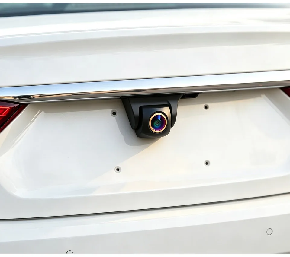 Universelle Schwarze 1080P HD AHD Auto-Rückfahrkamera mit Nachtsicht, Einstellbarer Dynamischer Trajektorie und Rückfahrkamera für Fahrzeuge – Detail 7