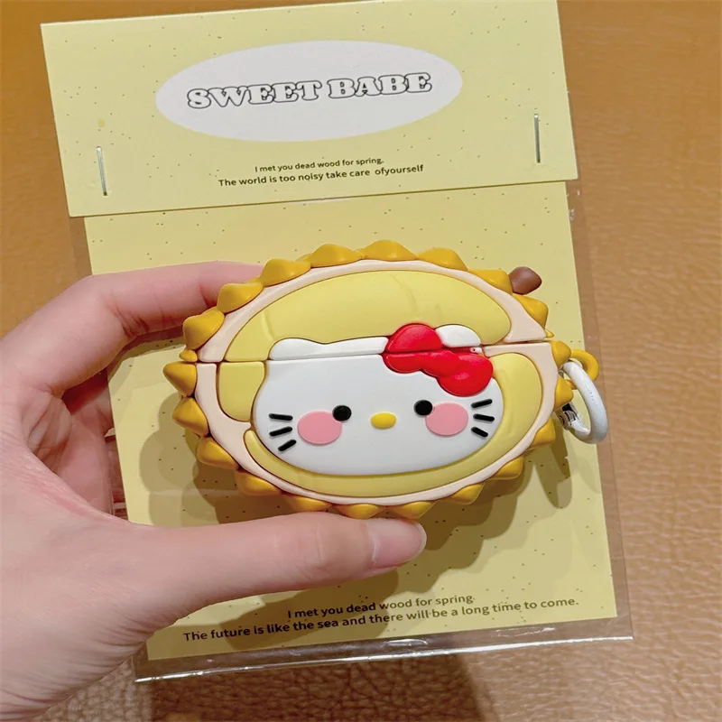 

Kawaii Hello Kitty Protective Cases for Apple AirPods 1 2 3 Pro 2 Case Cute Anime Silicone Earphone Accessories Headphone Box