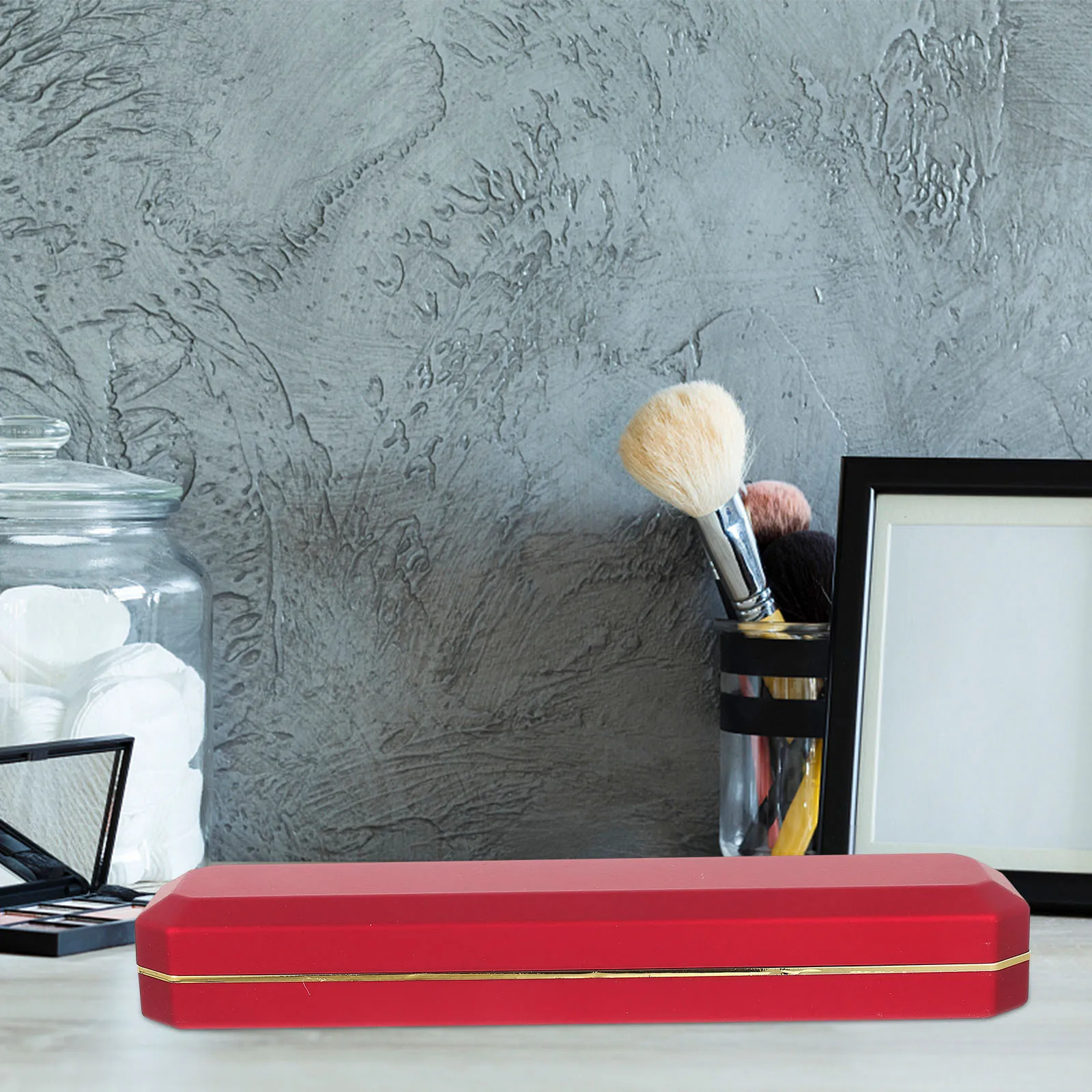 

LED Light Jewelry Box Portable Luminous Display Organizer Exquisite Gift for Wedding Christmas Valentine's Day