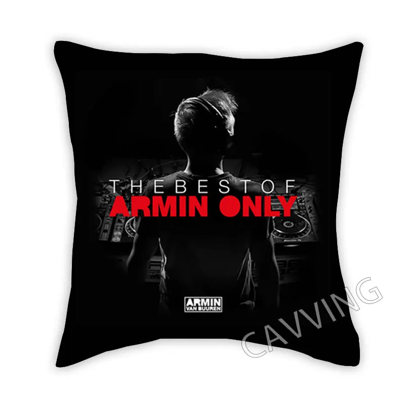 Armin Van Buuren 3D Print Polyester Decorative Pillowcases Throw Pillow Cover Square Zipper Cases Fans Gifts Home Decor