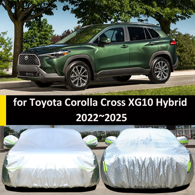 

for Toyota Corolla Cross XG10 Hybrid 2022~2025 Full Car Covers Snow Cover Sunshade Waterproof Dustproof Exterior Car accessories