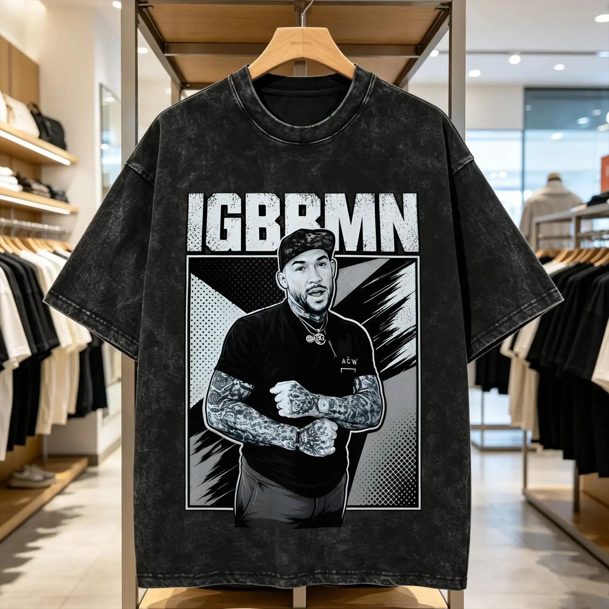 Dustin Poirier Washed T-Shirt Men The Diamond Its Gonna Be Bad Y2K Retro Cotton T Shirts Summer Crewneck Hip Hop Big Size Tops