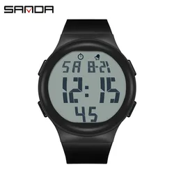 Fashion Sanda Top Brand Military Sport For Men Luxury Date Alarm Clock Led Electronic Waterproof Led Digital Wrist Watches