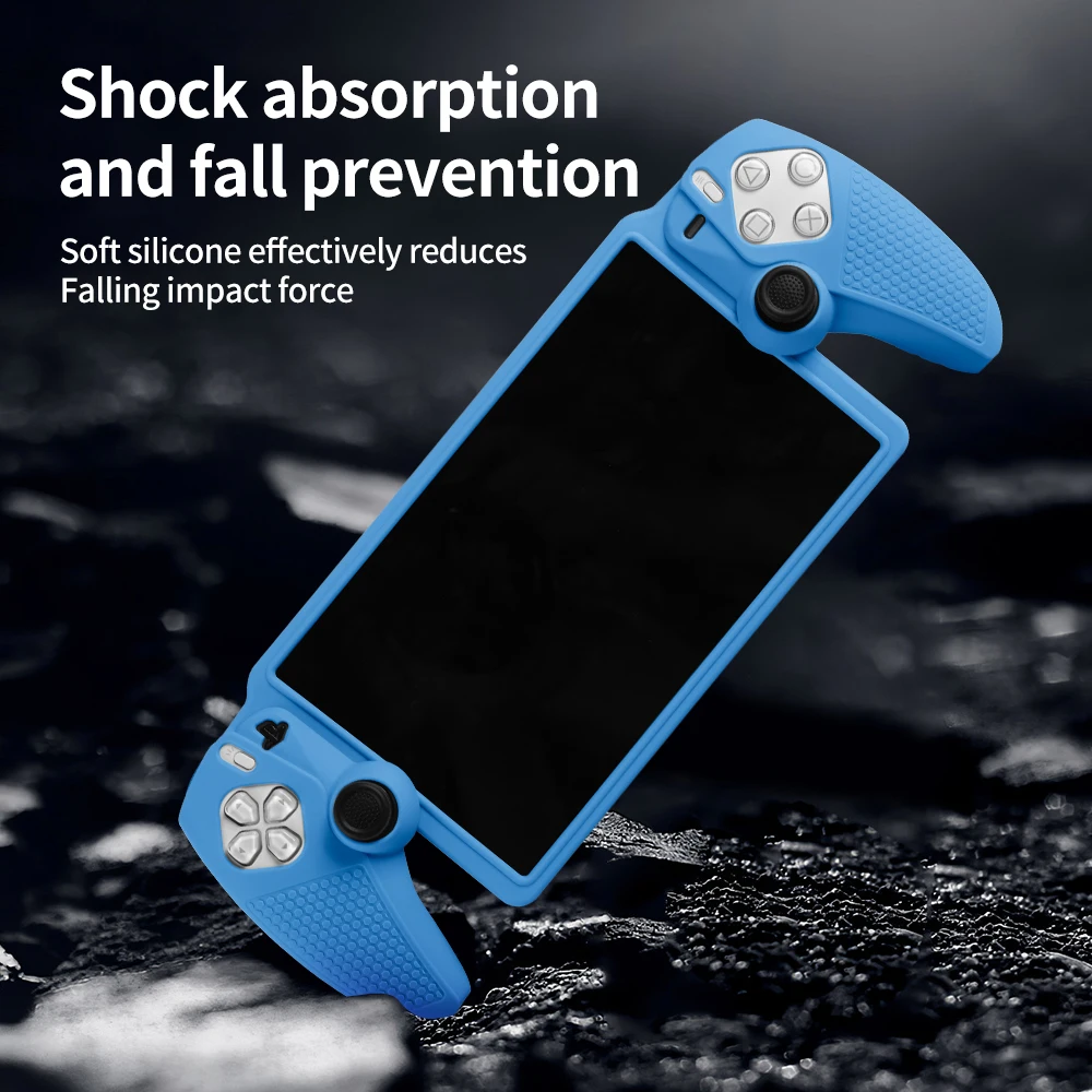 Protective Cover Skin for Playstation 5 Controller Anti-slip Silicone Case for PS5 Slim Gamepad Cover Thumb Grips Accessories