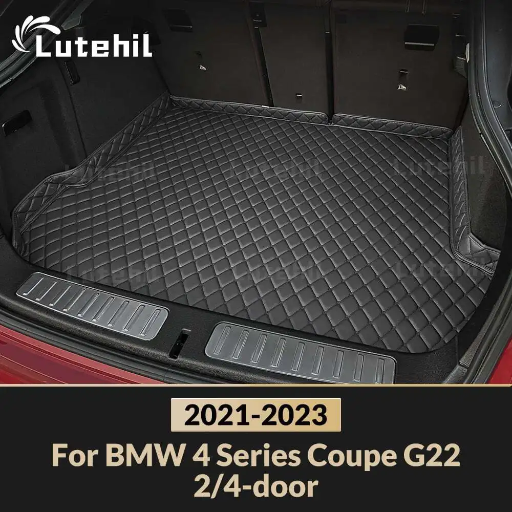

Для BMW 4 серии Coupe G22 2/4-дверный 2021-2023 автомобильный коврик в багажник, защитный коврик, грузовой вкладыш, авто аксессуары для интерьера