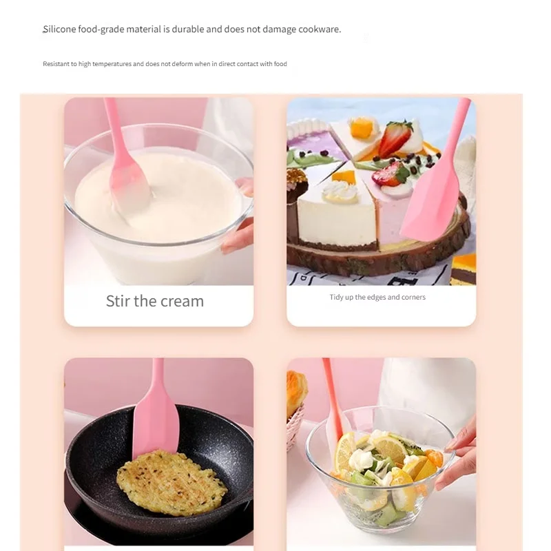 3pcs/5pcs Colored Baking Set | Macaron-Colored Baking Tools – Cake Frosting and Decorating Tools, Cheese Kitchen Utensils