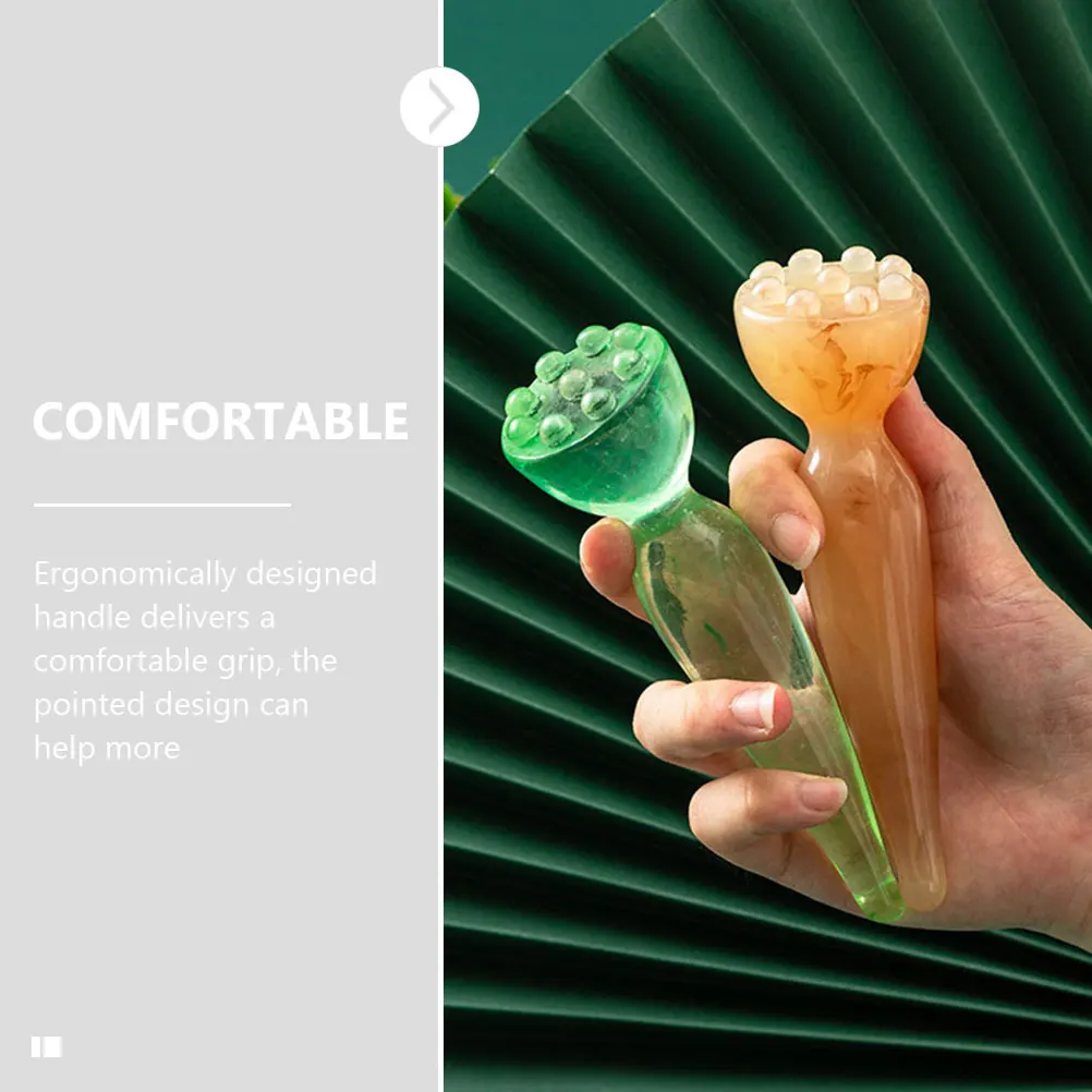 

Face Massage Stick Small Green Ergonomic Design Release Tension Reduce Neuralgia Eliminate Fatigue Improve Blood for Face