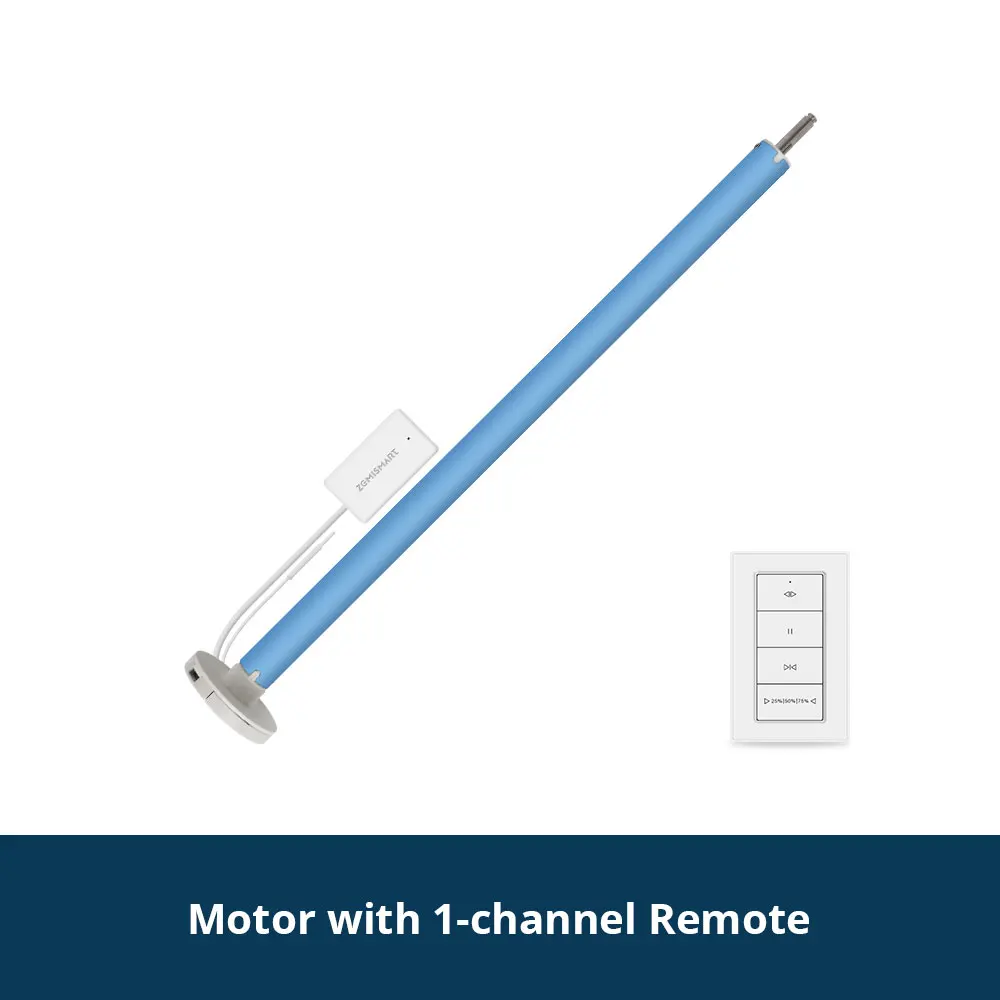 Zemismart Matter Over Thread Rechargeable Smart Roller Shade Blinds Motor for 20 28mm Tube Homekit Google Home Smartthings App image 3
