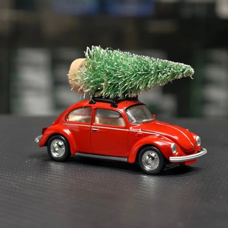 

NOREV Diecast 1:43 Christmas Edition Classic Car 1973 Alloy Car Model Static Collection Decorated Holiday Gifts Toys