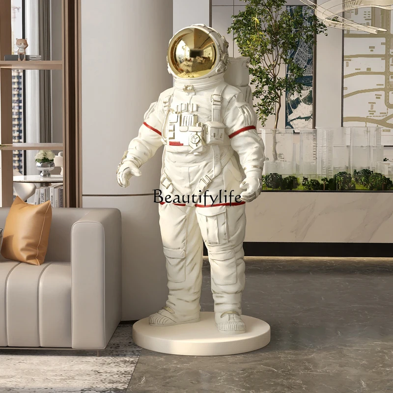 

Astronaut large floor ornament living room TV cabinet astronaut sculpture store opening decoration housewarming