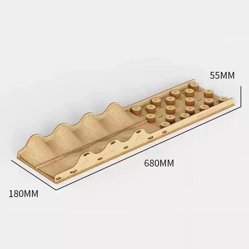 Rc รีโมทคอนโทรลรถรุ่น 1/24 1/18 1/43 ไม้เดสก์ท็อปปีนเขารถ Prop จําลองอุปสรรค Off-Road Steep Slope Rocker