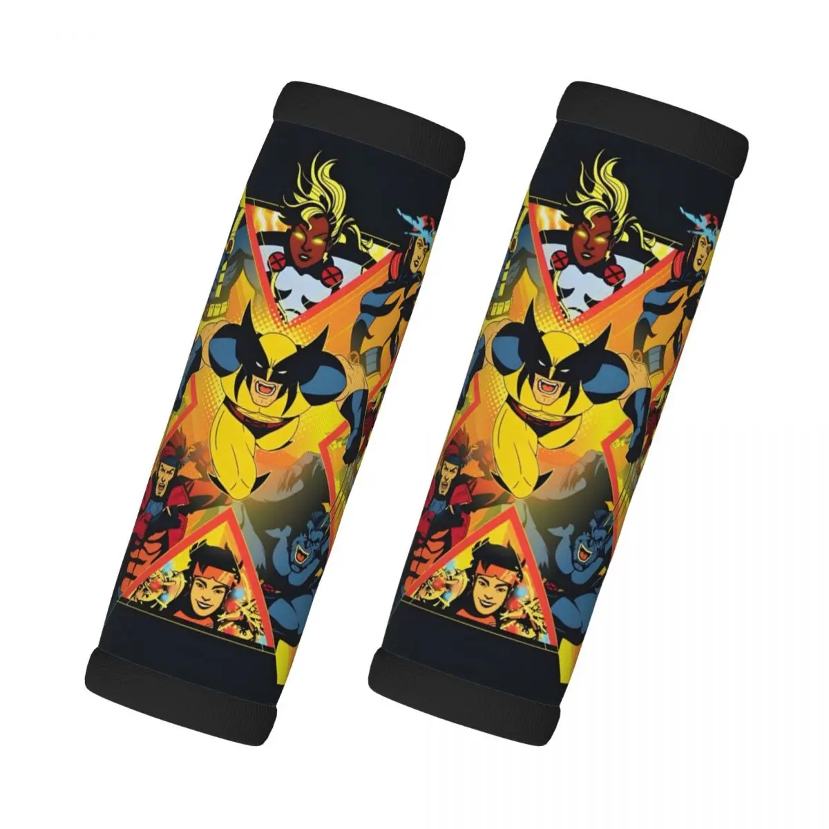 

Custom Wolverine Comic Wallpaper 2 Pcs Luggage Handle Wrap Soft Grip Handle Cover Handle Grip Neoprene Luggage Door Handle