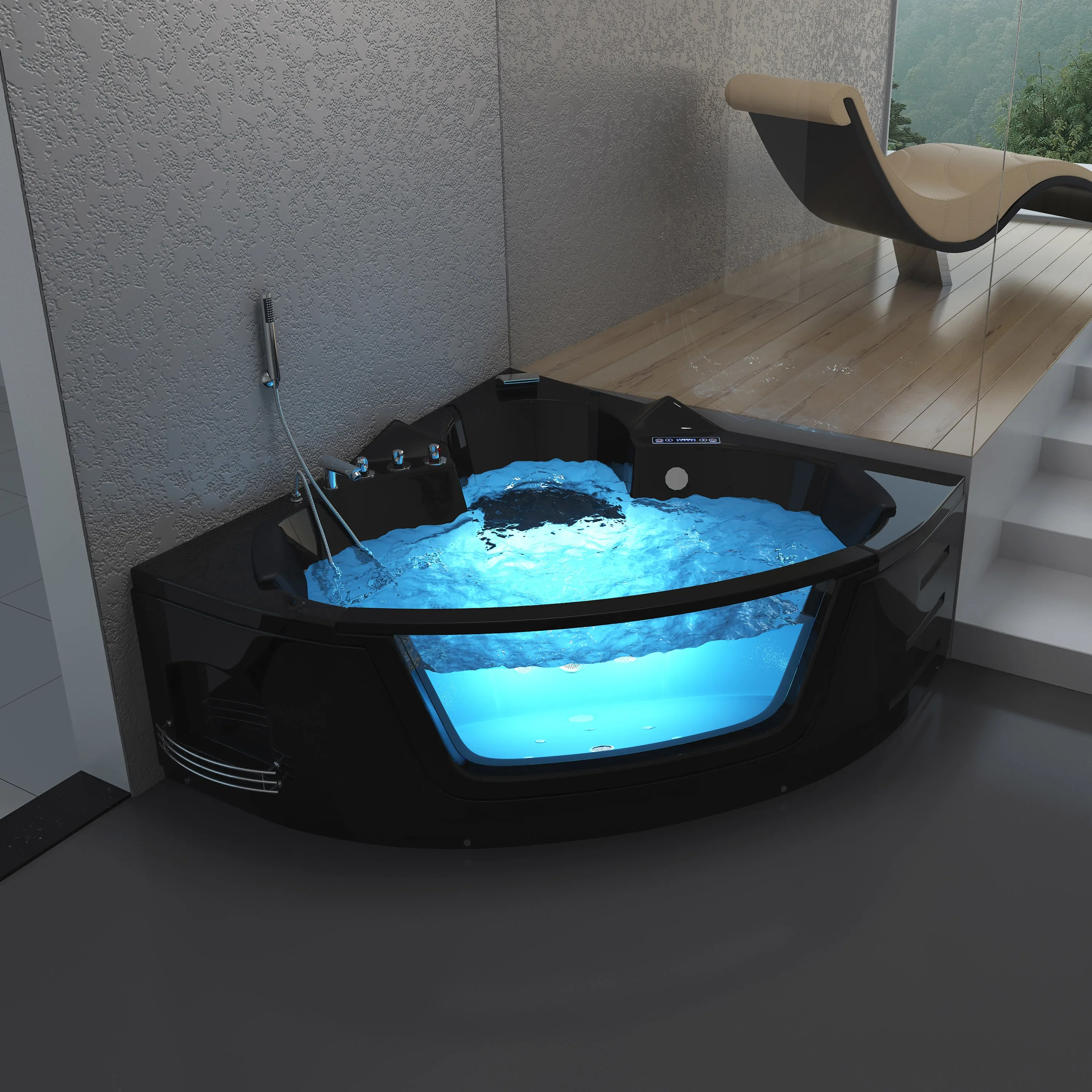 

2026 Hot Tub Spa for Sale Cheap Price 3 Person Outdoor Jakuzi Sexy Hydro Massage Balboa Hottub Luxury Acrylic whirlpool Bathtubs
