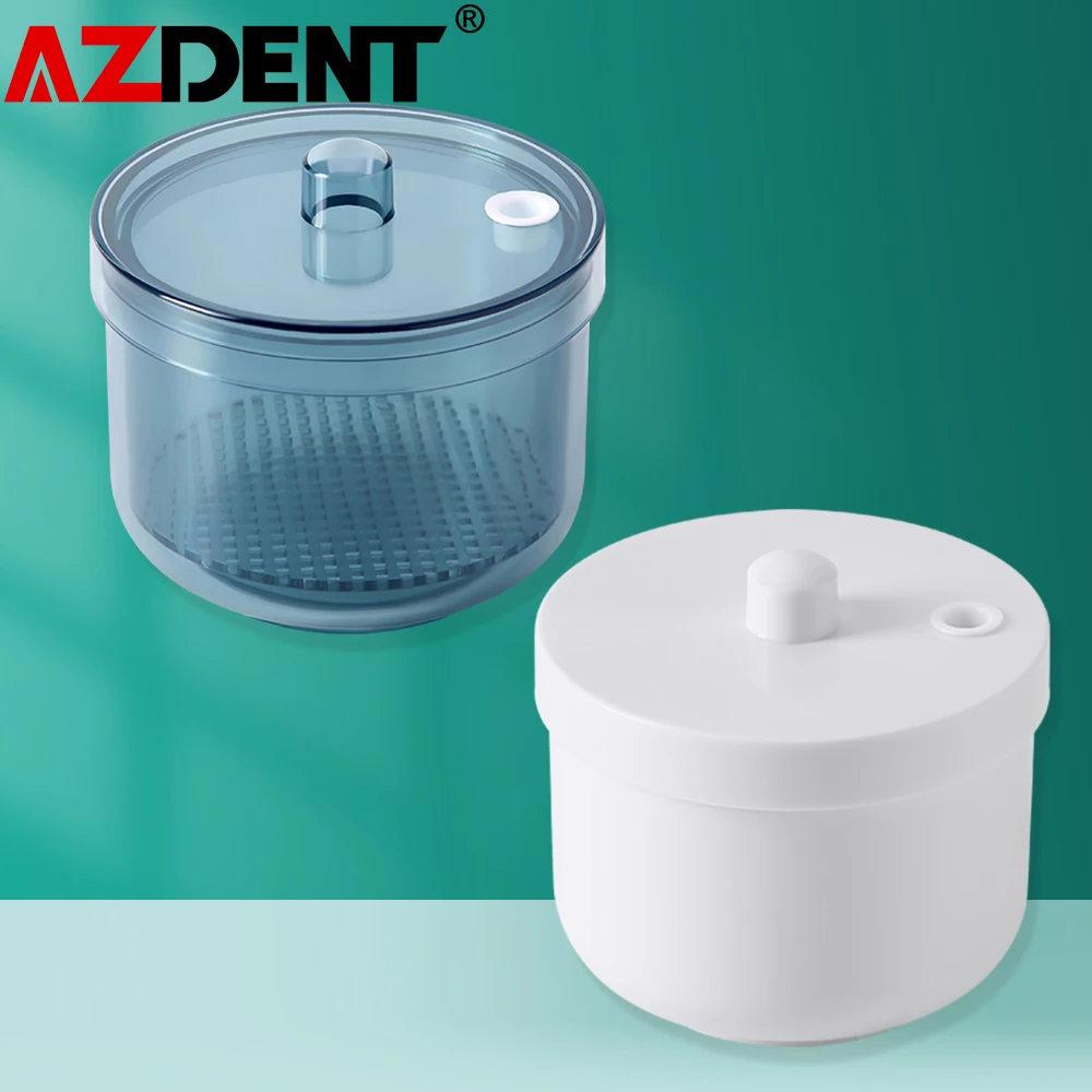 1Pcs Azdent Dental Disinfection Box Burs Organizer Holder Box Storage Soaking Case Dentistry Tools Sterilization Case