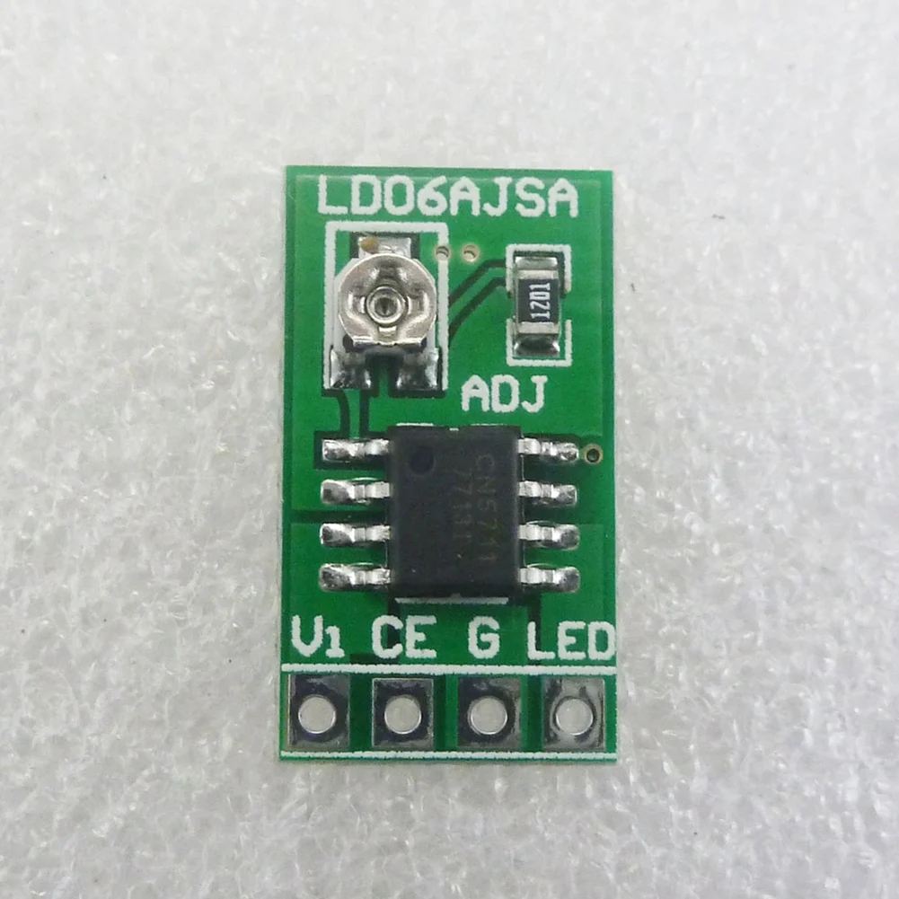 Controlador LED DC 3,3 V 3,7 V 5V 30-1500MA, módulo ajustable de corriente constante, placa de Control PWM para USB 18650 Li-Ion