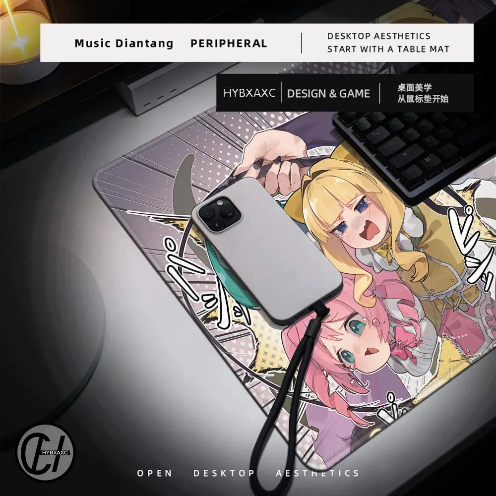 Gushing over Magical Girls Utena Hiiragi Magia Baiser XXL ماوس الوسادة الكمبيوتر المحمول الكبير عدم الانزلاق لوحة المفاتيح مكتب الحصير ماوس