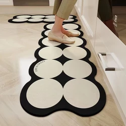 Kitchen Carpet Mats for Floor Non-slip Long Carpets Soft Washable Rug Bathroom Entrance Doormat