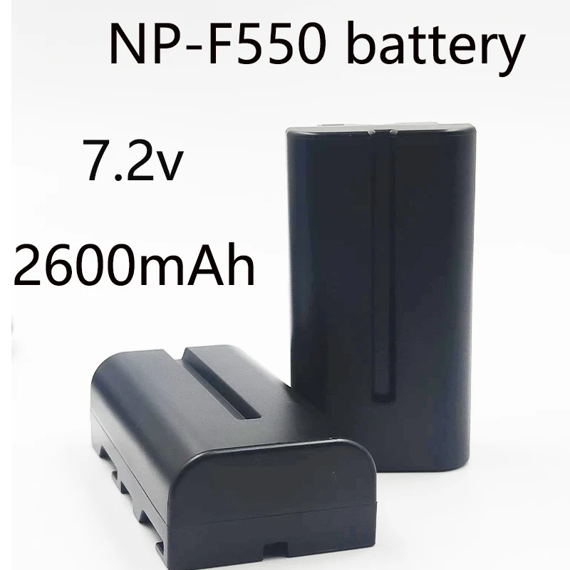 for Sony 2600mAh NP-F550 NP-F330 NP F550 NP F330 Camera Battery + LCD Dual USB Charger for Sony NP-F550