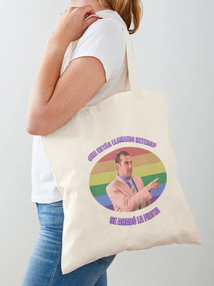 Are you calling me straight? Party's over Tote Bag handbag canvas tote bags shopper bag woman Canvas Tote Bag