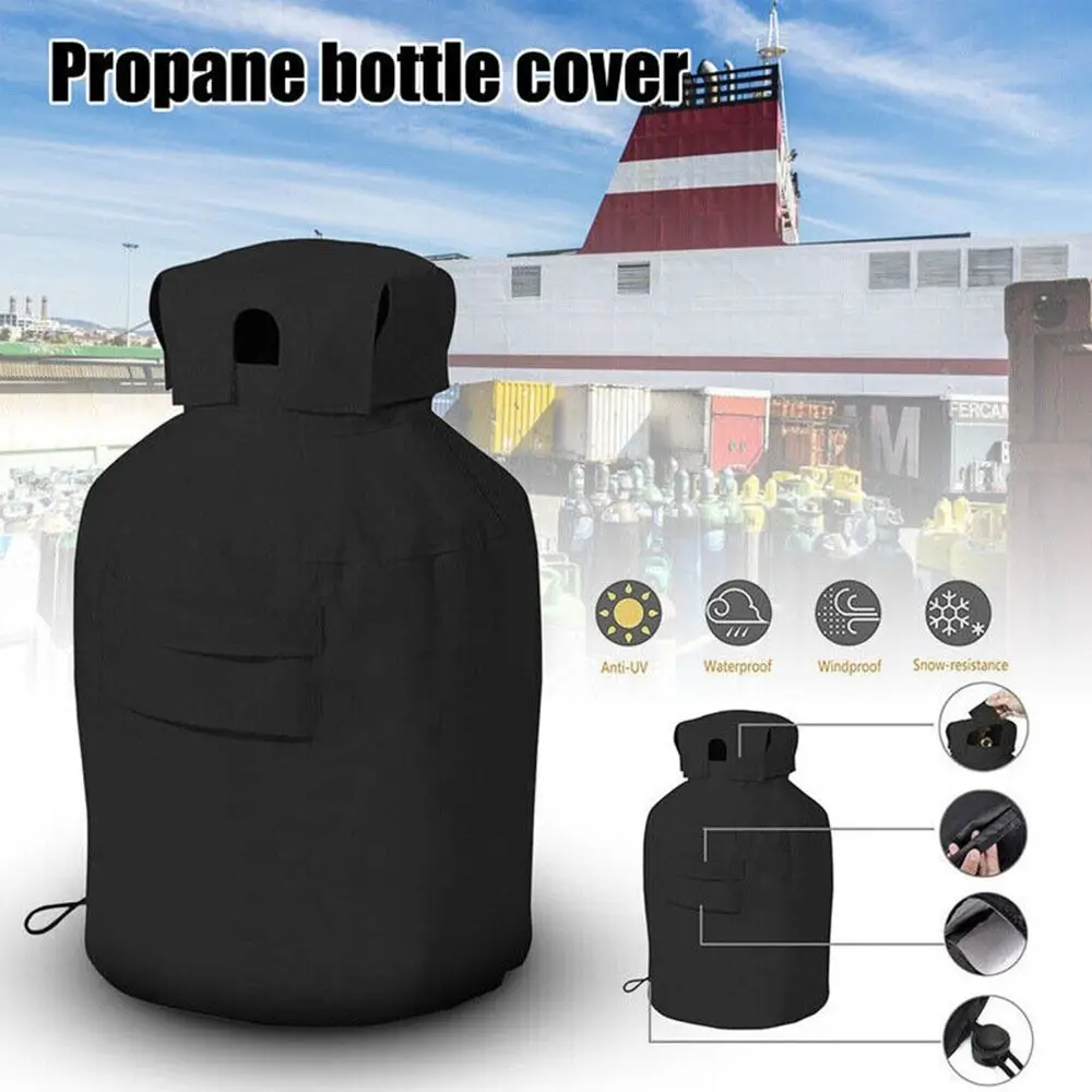 

New Polyester Dustproof Cover 420d Oxford Outdoor Stove Bags Propane Tank Gas Bottle Cover Bbq Grill