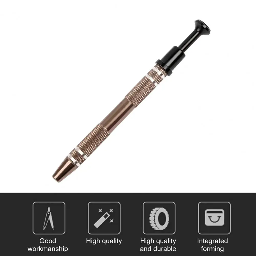 Jewelry Ball Grabber Tool 4-Claw Chip Pickup Tweezers Stainless Steel Retractable Grabber for Pearl Small Parts Jewelry Repair