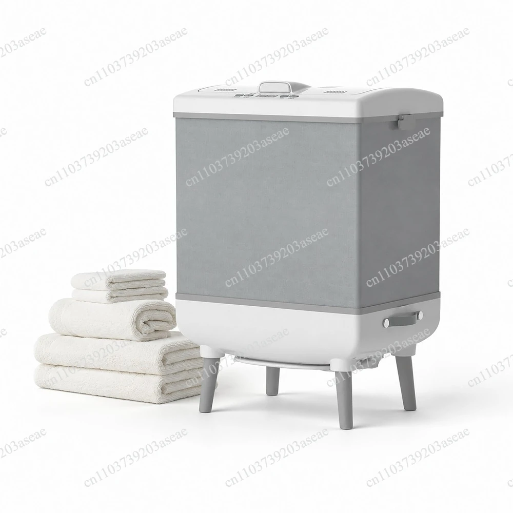 Folding model, large capacity 35L drying, heating towel bucket LED touch screen operation, portable