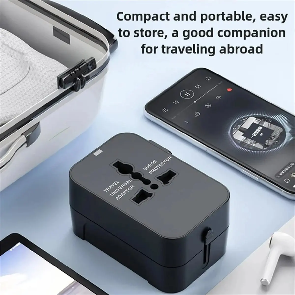 Universal Travel Adapter EU US UK AU AC Power Charger Adapter Plug Adapter Connector with USB TypeC Port