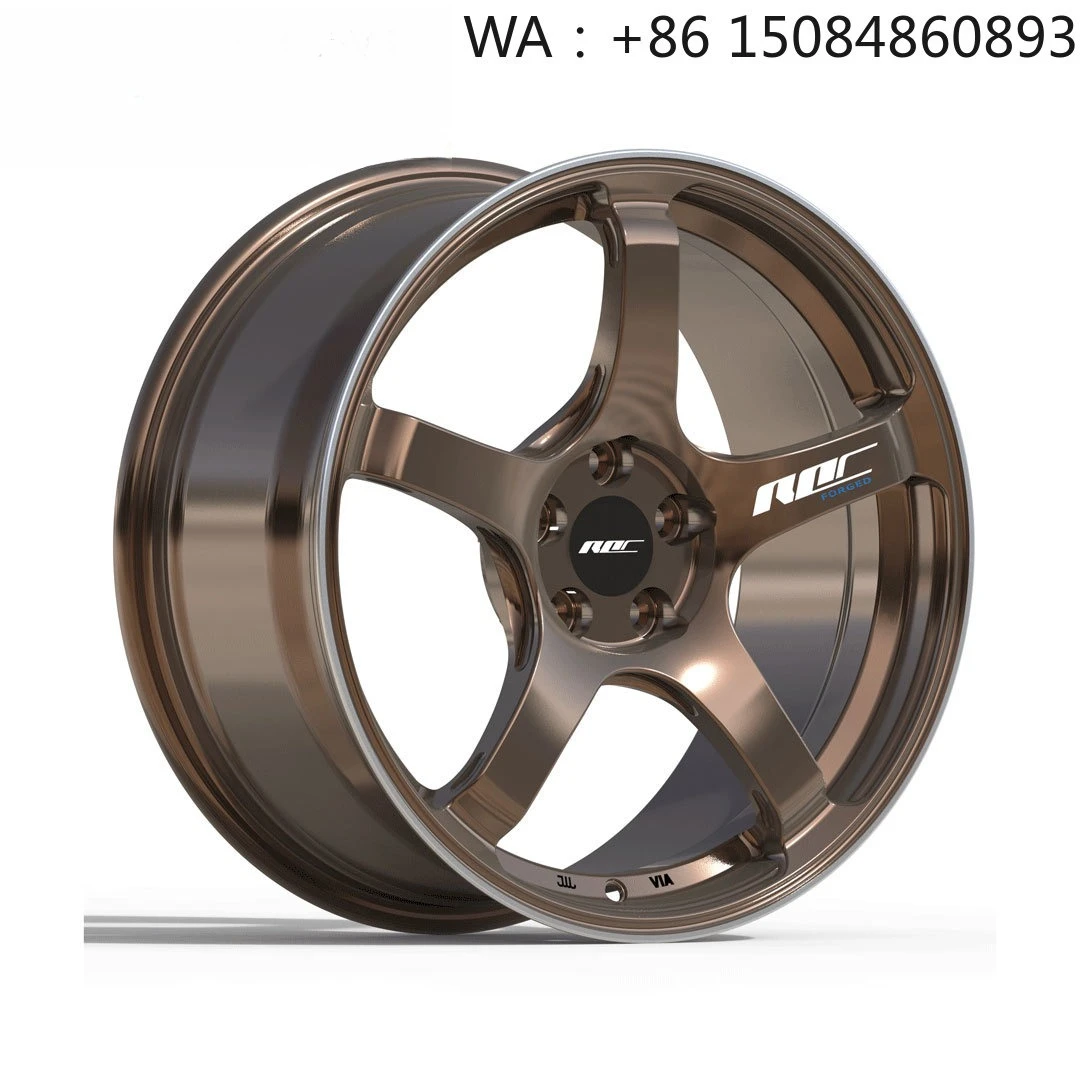

High end customized wheel hub, 18 Inch 5-Spoke TC4 Forged Rim, 5x100 5x114.3 PCD lightweight racing vehicle modification parts