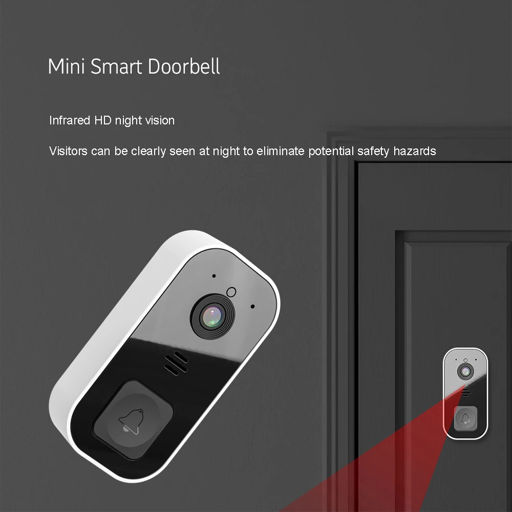 Intelligent Wireless WiFi Doorbell Waterproof Home Welcome camera video Doorbell Waterproof Remote Smart Door Bell Chime