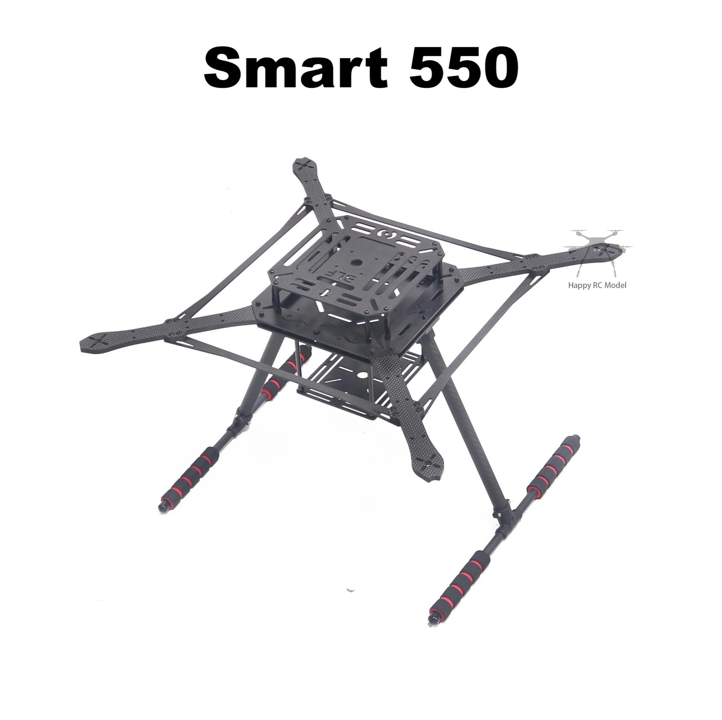 Happy ZD550 550mm Carbon fiber Drone Frame Happy Quad APM Ardupilot Quadrotor Rack Multicopter Multi-Rotor With Landing Gear