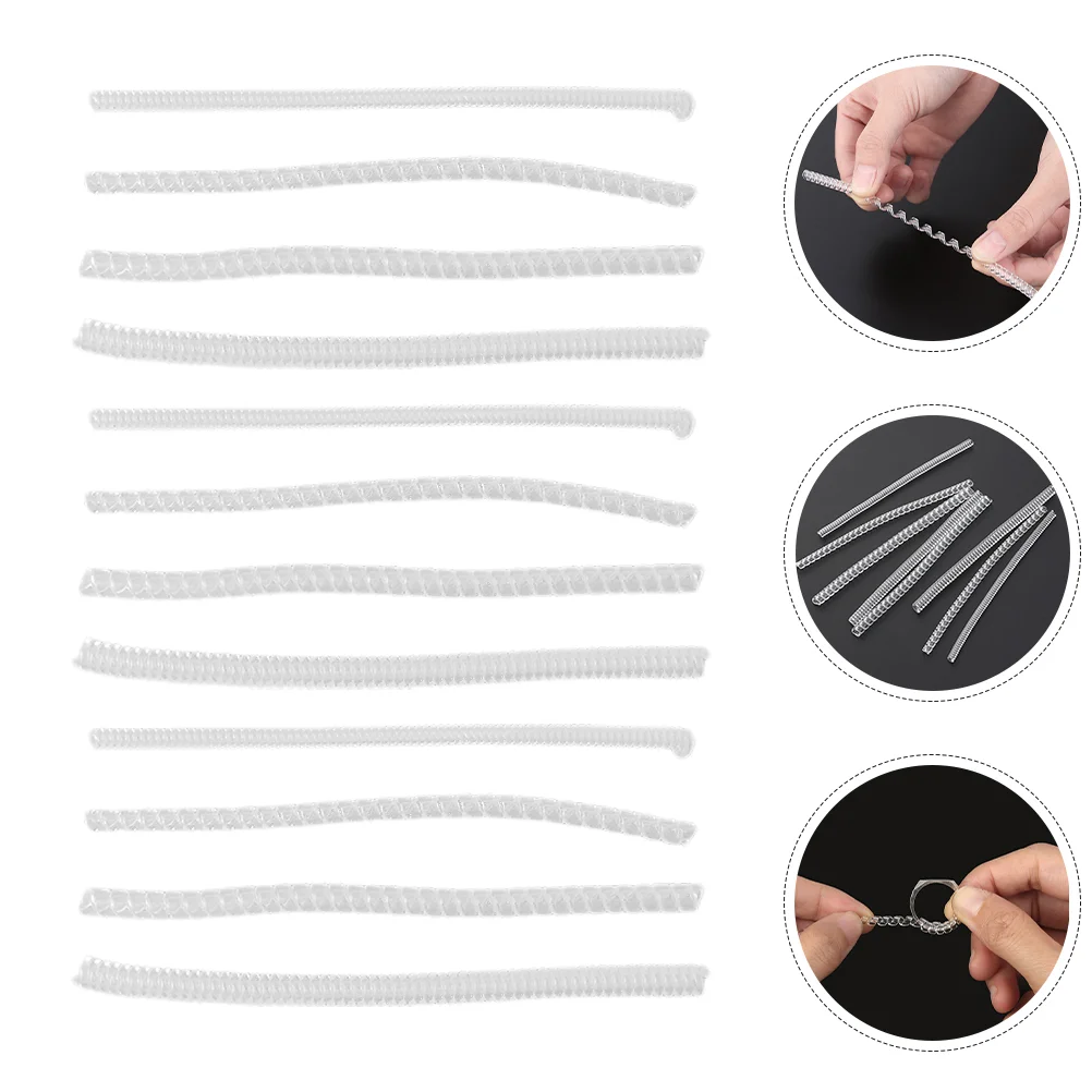 

12 Pcs Ring Adjuster Jewelry Spring Rope Tightener Invisible Size Adjusters Rings Supplies Sizer