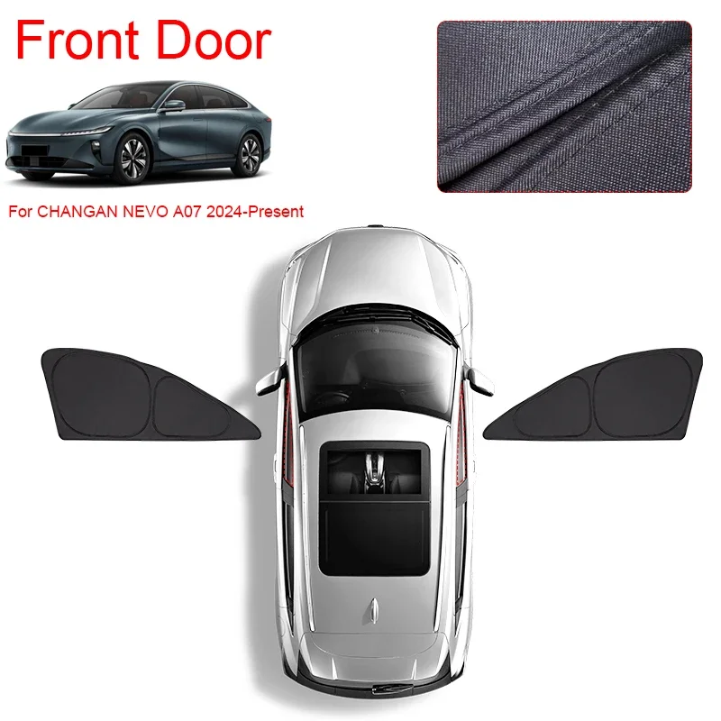 

Car Black Windows Privacy Sunshade Anti-UV Heat Insulation For CHANGAN NEVO A07 2024-Present Protect Cover Interior Accessories